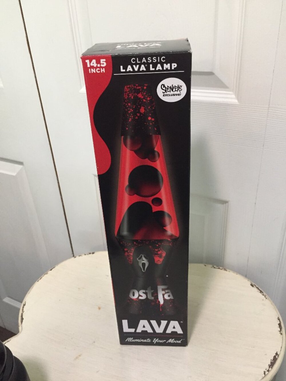 Ghostface Ghost Face Scream 14.5” Classic Lava Lamp Spencers Exclusive Horror